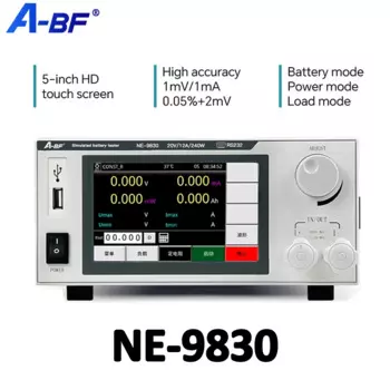 A-BF NE-9830 Series двунаправленный источник питания/аналоговый аккумулятор, сенсорный экран, цифровой дисплей, высокоточный электронный измеритель нагрузки