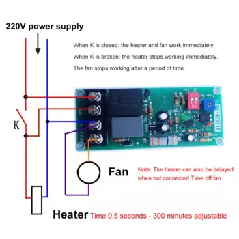Aideepen Timer Control Relay Модуль реле управления таймером