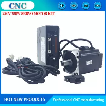 AC 220V 750W 0.75kw нм двигатель переменного тока серво-двигатель в комплекте + набор тормозов, однооборотный Магнитный/многооборотный Магнитный