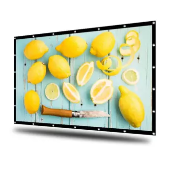 ACME алюминиевый кронштейн складной ПВХ матовый белый экран для проектора простой портативный экран для проектора