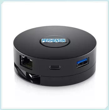 Адаптер 0RGN7Y для Dell USB-C to HDMI VGA Ethernet 4K для XPS 13 9370 15 9575 DA300 RGN7Y