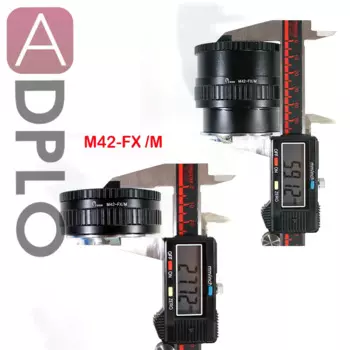 Адаптер ADPLO для M4/2 - FX /M, регулируемый от макро до бесконечности, для объектива M4/2, для камеры Fujifilm X-A5 X-A20