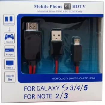 Адаптер AIRSKY HDTV для комплекта MHL Micro HDMI USB типа Samsung Galaxy S5 Note 3, мобильный телефон HD Link, 11-контактный пульт дистанционного управления Android