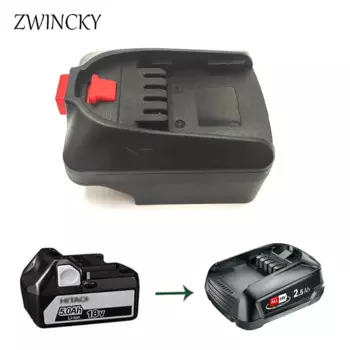 Адаптер аккумулятора ZWINCKY для Hitachi /Hikoki, 18 в, преобразователь аккумулятора в Bosch PBA 18 в, электроинструменты для литий-ионных аккумуляторов BSL1815
