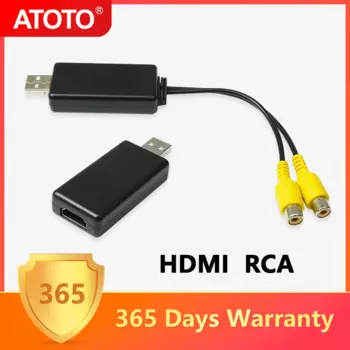 Адаптер ATOTO Video Out USB-HDMI CVBS RCA Адаптер мультимедиа-выходной кабель для подголовника Задний экран S8 A6 P9 Автомобильное стерео радио