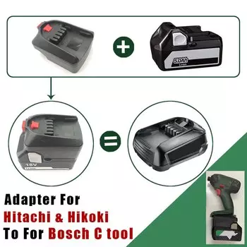 Адаптер батареи BSIDE для Hitachi/Hikoki 18В к Bosch C 18В