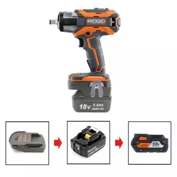 Адаптер батарей Makita 18В для Ridgid/AEG 18В