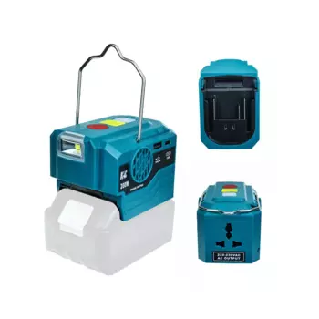 Адаптер для аккумулятора для Makita 220 В с подъемными крючками, электроинструмент с USB-портом Type-c
