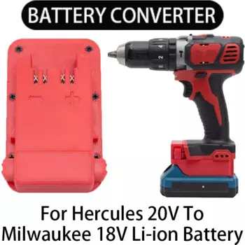 Адаптер для аккумулятора Milwaukee 18V Li-Ion tools для преобразования в Hercules 20V Li-Ion адаптер для аккумулятора аксессуары для электроинструментов