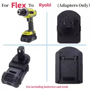Адаптер для бесщеточных беспроводных инструментов Ryobi 18 в One +, преобразователь для гибкого литиевого аккумулятора 24 В (только адаптер)