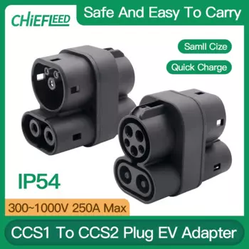 Адаптер для быстрой зарядки Chiefeed CCS1-CCS2 DC EV 250A