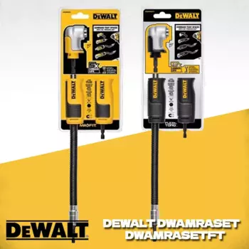 Адаптер для дрели под прямым углом DEWALT, система FlexTorq 4-в-1, Компактный прямой гибкий вал, 12-дюймовый DWAMRASET Dewalt, аксессуары