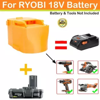 Адаптер для литиевой батареи Ryobi 18 в для беспроводных электроинструментов Ridgid 18 в RIDGID AEG (инструменты и аккумулятор в комплект не входят)