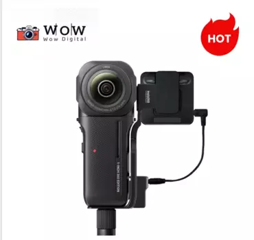 Адаптер для микрофона Insta360 ONE RS 1 дюйм выпуск 360 Невидимый фотоэлемент (для беспроводной зарядки GO и GO II) Аксессуары для микрофона Insta 360