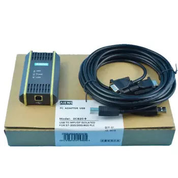 Адаптер для ПК USB-кабель-адаптер для Siemens S7-200/300/400 Profibus/MPI/PPI 9-контактный замена для Siemens 6ES7972-0CB20-0XA0