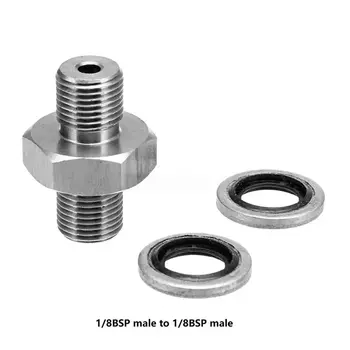 Адаптер для шланга Zimakyfa 1/8BSP к 1/8BSP, 1/8BSP к 1/4BSP