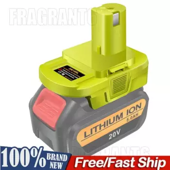 Адаптер для аккумулятора DM18RL, преобразователь литиевых батарей для Dewalt, 20 в макс., 18 в, для электродрелей Ryobi