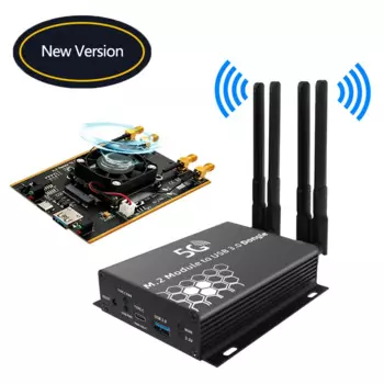 Адаптер NGFF(M.2) 4G/ для USB 3,0 с дополнительной мощностью и охлаждающим вентилятором
