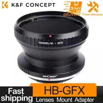 Адаптер объектива K & F Concept для V-port SLR объектива Hasselblad к порту камеры Fuji GFX для камеры Fuji GFX 50S GFX 50R GFX 100 GFX 100S