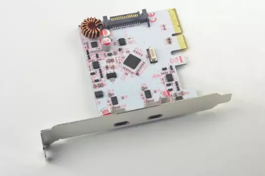 Адаптер PCI-E на USB 3,1, 2 порта, сверхскоростной, Type-C, для Win 7, 8, 10