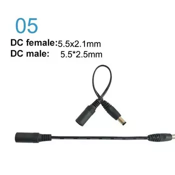 Адаптер питания DC 5.5x2.1мм, 5 типов