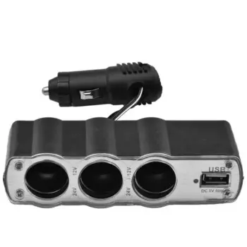 Адаптер питания с двумя USB-портами для большинства автомобильных или мотоциклетных устройств