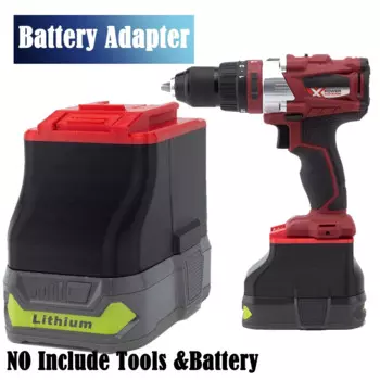 Адаптер преобразователя батареи для литиевой батареи Ryobi ONE + 18 в для инструментов для литий-ионной дрели Ozito PXC 18 В (без батареи)
