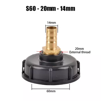 Адаптер резервуара IBC 1/2", 3/4", 1"