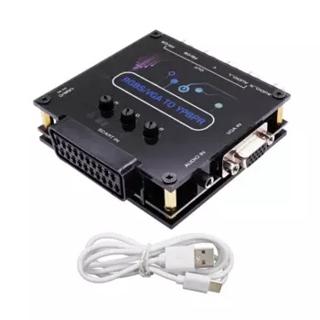 Адаптер RGBS VGA в YPBPR, адаптер SCART в YPBPR, Цветовая яркость для игровых консолей в стиле ретро
