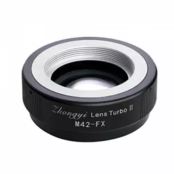 Адаптер Zhongyi Turbo -FX II для уменьшения фокуса объектива Canon EOS/M42/FD/NIK G для FUJIFILM X XPro2 XT3 S1 XT4 XT5 адаптер объектива