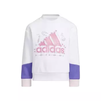 (Adidas) Детский бархатный спортивный повседневный пуловер с круглым вырезом Hm9626