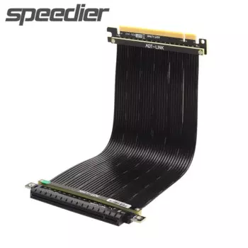 ADT Новый гибкий кабель расширения PCI Express 3,0x16 Gen3 видеокарта PCIE 16x мягкий Удлинительный кабель GPU для ATX чехол