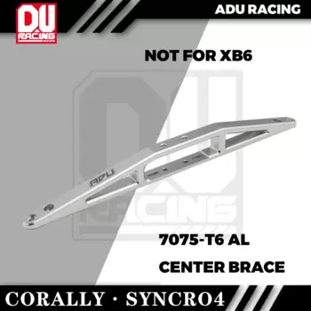 ADU Racing CENTER Скоба для шасси CNC 7075-T6 ALUMINUM для TEAM CORALLY 4s SYNCRO4