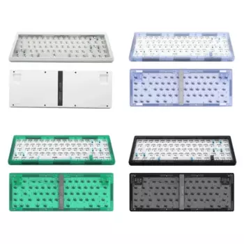 ADWE CIY GAS67 Комплект игровой механической клавиатуры RGB с горячей заменой, проводная поддержка, прокладка «сделай сам»