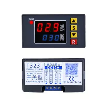 Aideepen AC 110V 220V DC 12V 24V Реле задержки времени