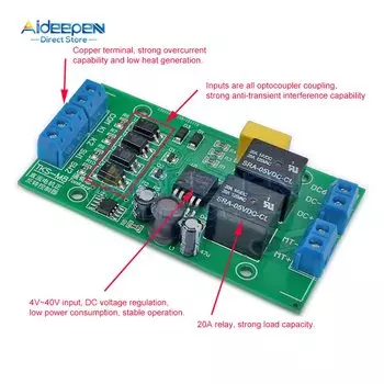 Aideepen Контроллер двигателя DC 5V 12V 24V 20A