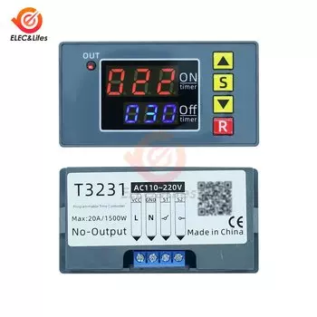 Aideepen T3231 LED Цифровое реле задержки времени