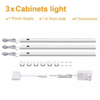 AIMENGTE Подсветка для шкафа сенсорная LED 30/50 см 220В