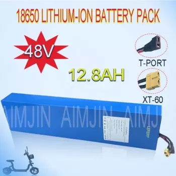 AIMJIN 13S4P 48 В 18650 Ач 54,6 Вт комплект литий-ионный батарей для в аккумуляторная батарея с 25А разрядкой BMS