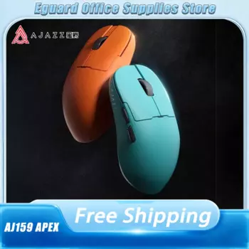 AJAZZ AJ159 APEX Мышь 8K Трехрежимная Беспроводная Игровая Мышь с низкой задержкой База для зарядки 56 г Легкий ПК Геймер Аксессуары Мужчина Подарок