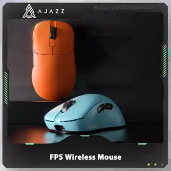 Ajazz AJ179 Apex беспроводная мышь PAW3950 три режима 8K FPS игровая мышь с зарядным устройством легкие игровые аксессуары подарок
