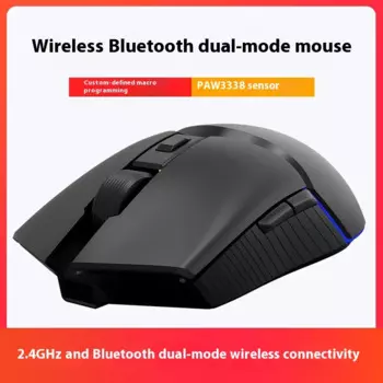Ajazz I309pro 2-режимная игровая мышь, беспроводная игровая RGB подсветка, 2,4 ГГц, киберспортивная мышь, USB перезаряжаемая настольная ноутбук, универсальная