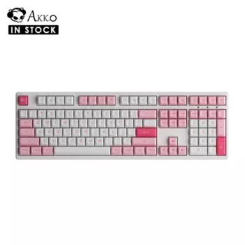Akko 3108FR Prunus Lannesiana Механическая клавиатура 108 клавиш Cherry Profile USB Type-C/2.4G Беспроводная двухрежимная игровая клавиатура для ПК