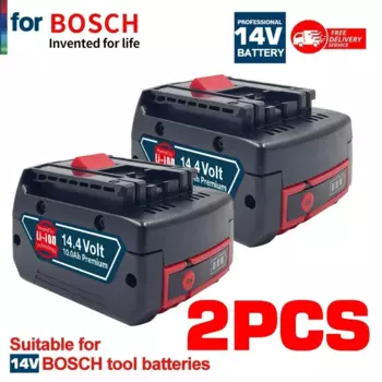 Аккумулятор 10000 мАч для электроинструмента Bosch 14,4 В, сменный литий-ионный аккумулятор 10 Ач для GBH GDR GSR1080 DDS180 BAT614G