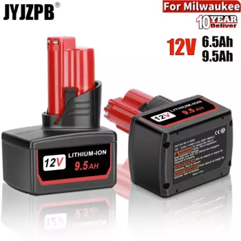Аккумулятор 12 В 2402 Ач/2411 Ач для Milwaukee M12, аккумуляторная батарея 48-11-6500 48-11-мАч, аккумулятор для электроинструмента Milwaukee