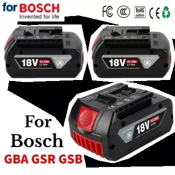 Аккумулятор 18 в 80 Ач для электродрели Bosch 18 в перезаряжаемая литий-ионная батарея BAT609, BAT609G, BAT618, BAT618G, BAT614 + 1 зарядное устройство