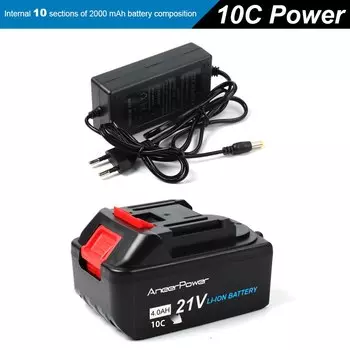 Аккумулятор ANEERPOWER 21В 4,0 Ач для Makita