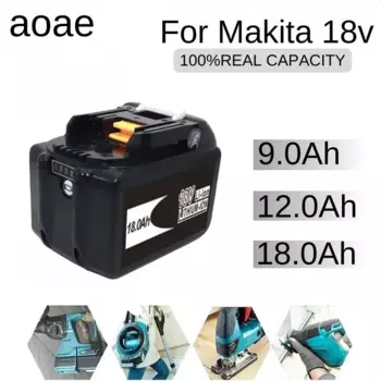 Аккумулятор BL1860 для Makita 18 в, 9000 мАч, литий-ионные запасные части для электроинструментов LXT BL1850 BL1840 для отвертки 18 в с BMS