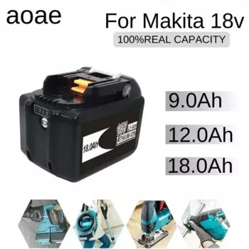Аккумулятор BL1860 для Makita 18 в, 9000 мАч, литий-ионные запасные части для электроинструментов LXT BL1850 BL1840 для отвертки 18 в с BMS