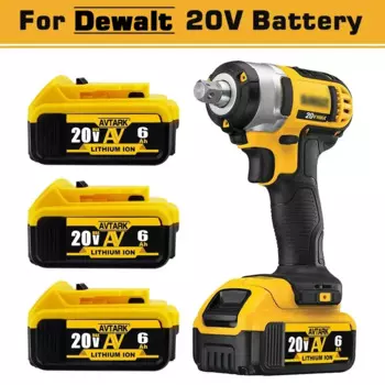 Аккумулятор для электроинструмента DeWalt DCB184 DCB181 DCB182 DCB200 20 в 8A 6A 18 в 20 в